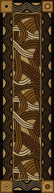 Hand Coiled Natural Rug - 2 x 8