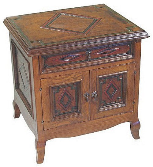 Hand Painted Diamond Nightstand