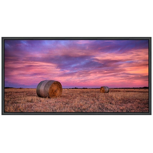 Hayfield Landscape Canvas Art