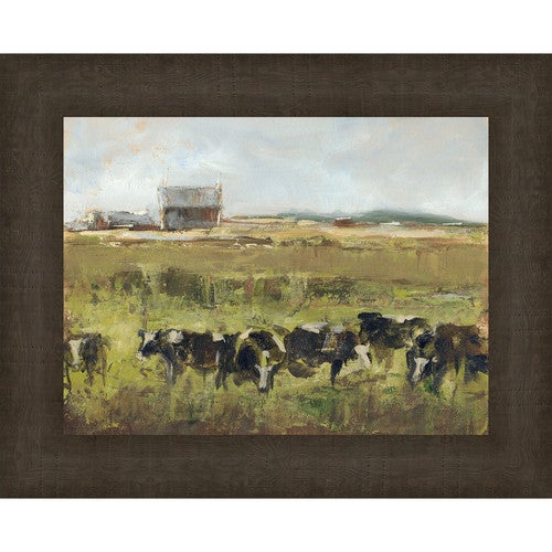 Hayfields Framed Print