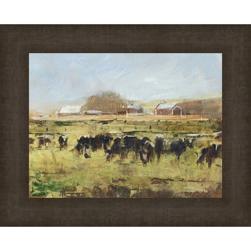 Hayfields II Framed Print