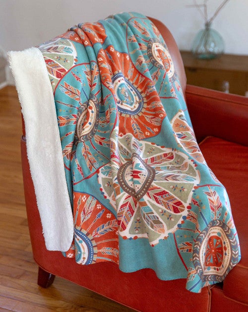 Heart of the West Fleece Throw