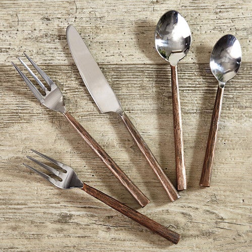 Hewn Copper 5 Piece Flatware Set