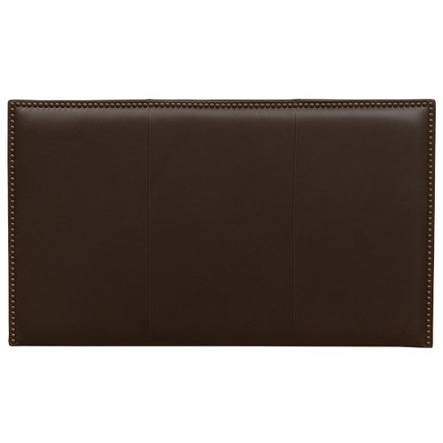 Highland Mesa Espresso Leather Headboard - Full