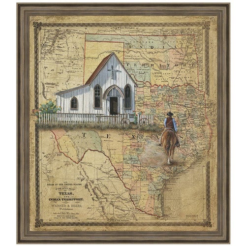 Homestead Map Canvas Art