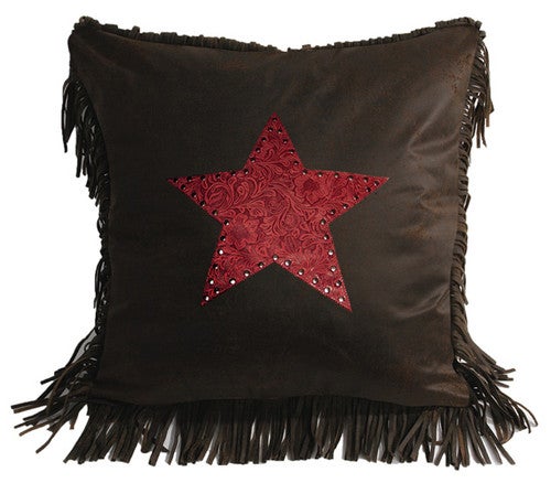 Cheyenne Red Star Pillow