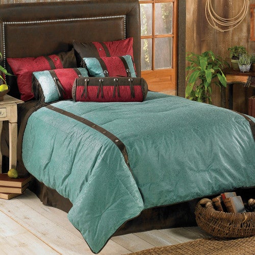 Cheyenne Turquoise Bed Set - Super King
