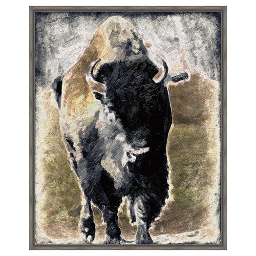 Icon of the West Framed Canvas
