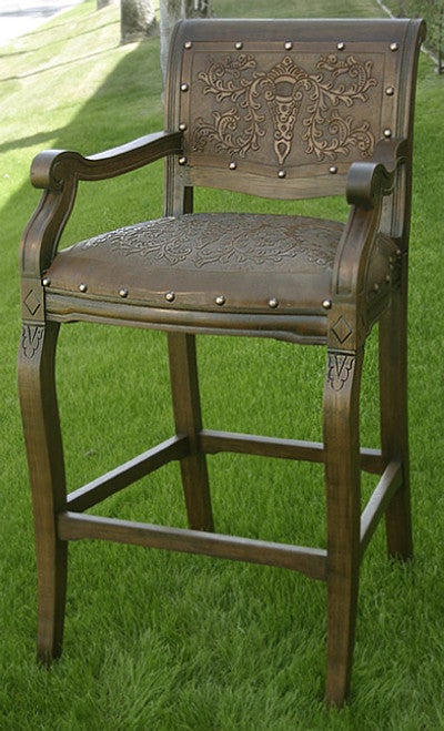 Imperial Counter Stool with Arms - Set of 3