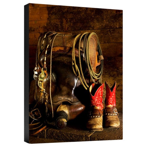 In the Barn Gallery Wrapped Canvas