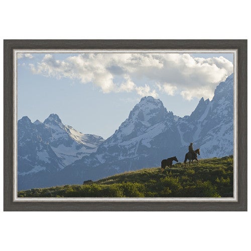 Into the Tetons Framed Canvas
