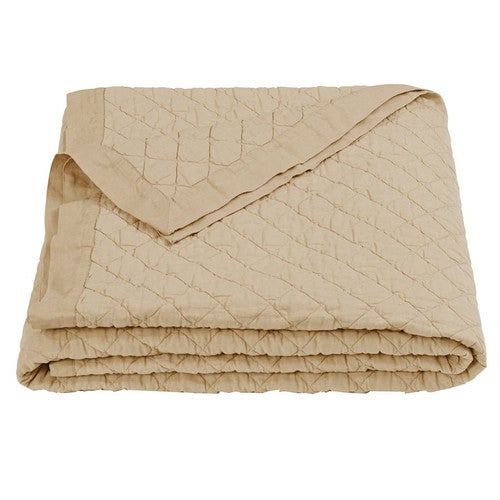 Khaki Linen Quilt - Full/Queen