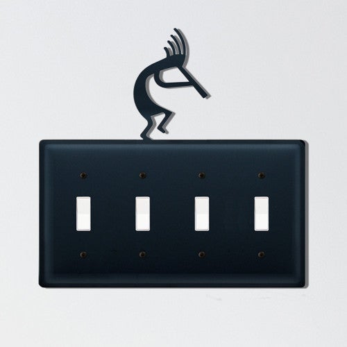 Kokopelli Quadruple Switch Cover