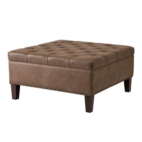 Lawrence Tufted Square Ottoman