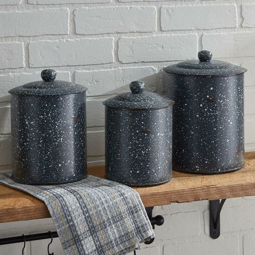 Lodge Gray Canisters - Set of 3
