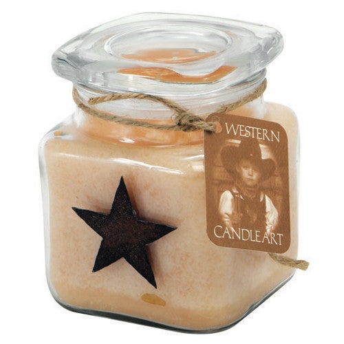 Lone Star Candle Art Jar