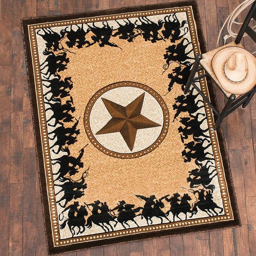 Lone Star Riders Berber Rug - 2 x 7