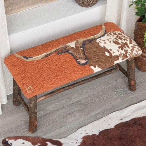 Longhorn Hickory Bench