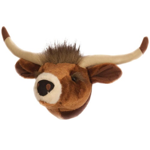 Longhorn Plush Mini Trophy Head