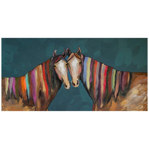 Kaleidoscope Horse Canvas Wall Art - 36 x 18