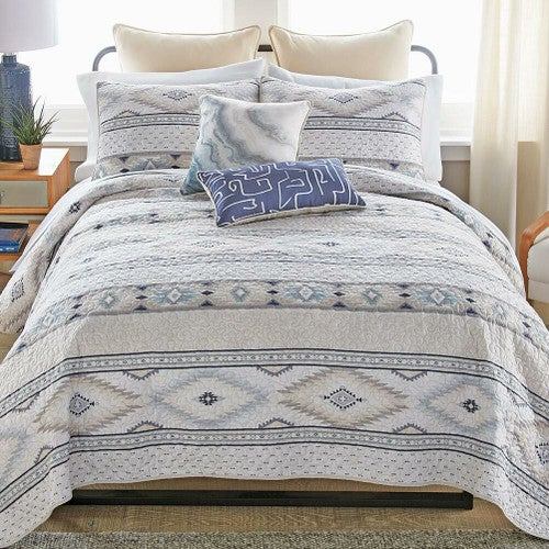 Mesa Frost Quilt Bed Set - Queen