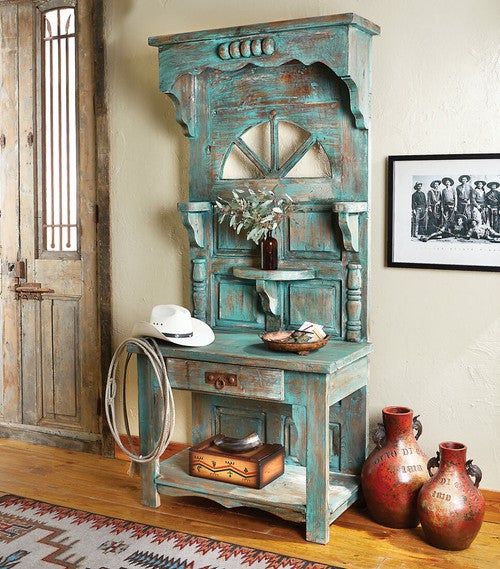 Mesa Verde Hall Tree Cabinet