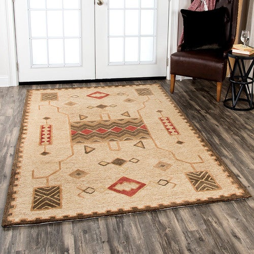 Meskwaki Tribal Rug - 8 x 11