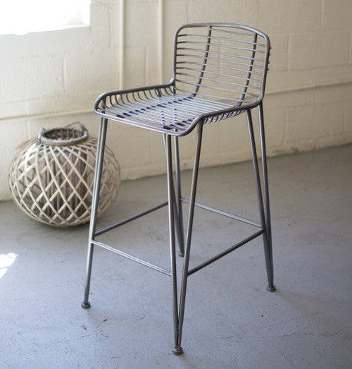 Metal Round Top Barstool