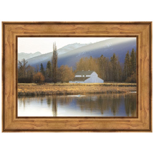 Montana Barn Framed Print
