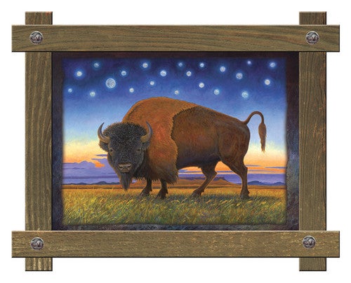 Montana Power Framed Wall Art