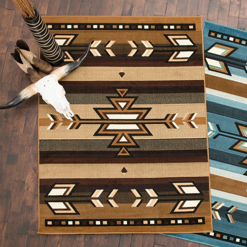 Native Arrows Berber Rug - 4 x 5