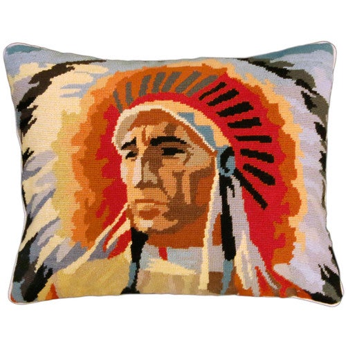 Native Chief Pillow