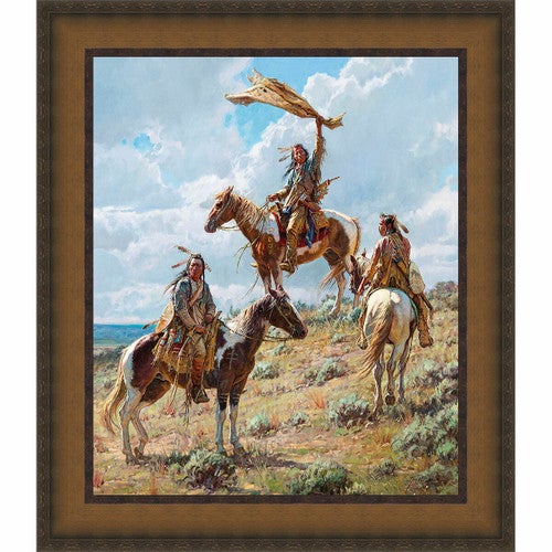 Native Signals Framed Canvas