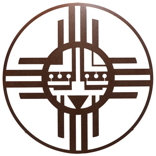 Native Sun Metal Wall Art - Sparkle Copper