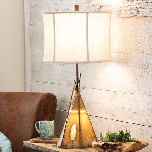 Native Tepee Table Lamp
