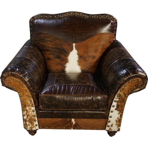 Canyon Cowhide Club Chair