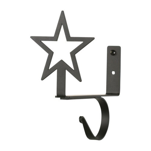Open Star Curtain Shelf Brackets Pair
