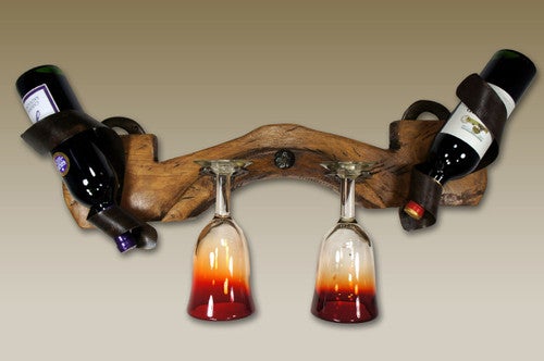 Ox Yoke Wall Wine Rack