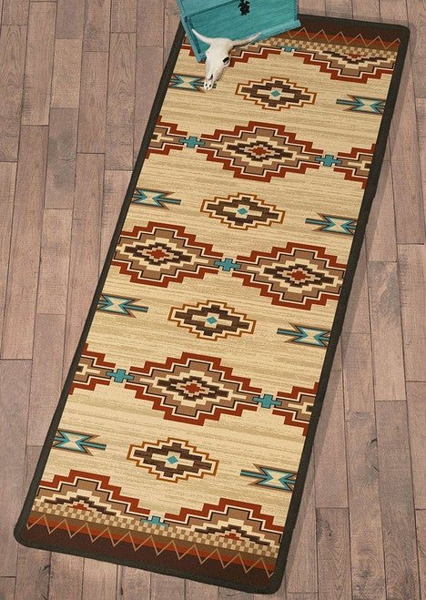 Painted Mesa Rug - 2 x 8