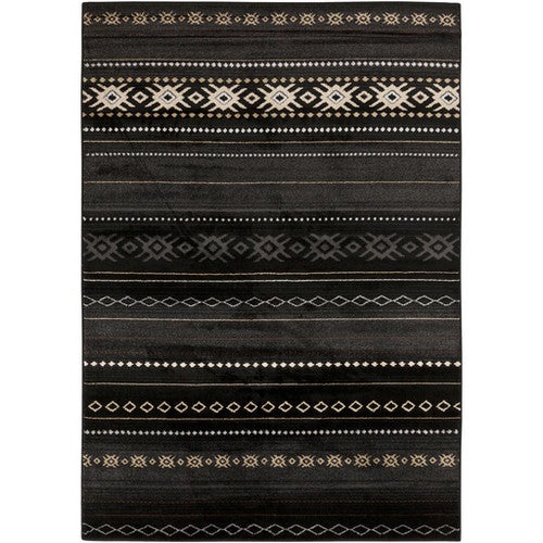 Paramount Black Rug - 2 x 3