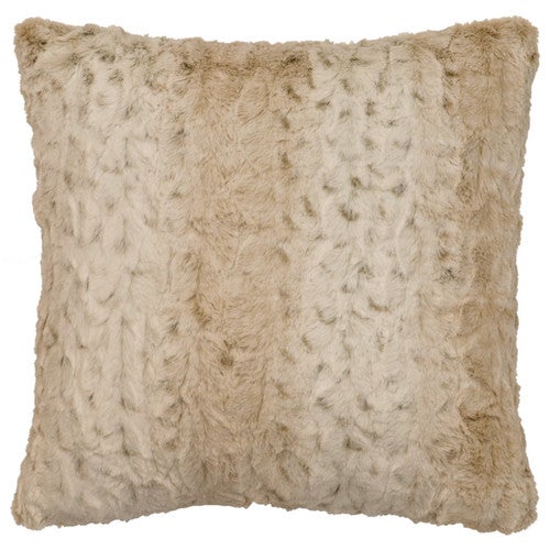 Pearl Leopard Cuddle Fur Square Pillow