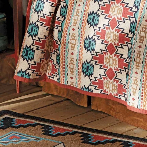 Copper Microfiber Bedskirt - Queen