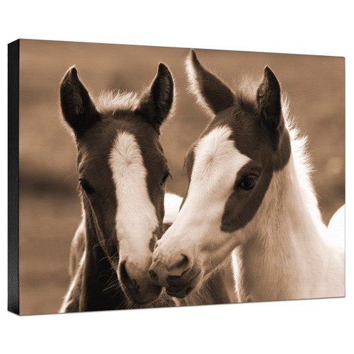 Playful Friends Gallery Wrapped Canvas
