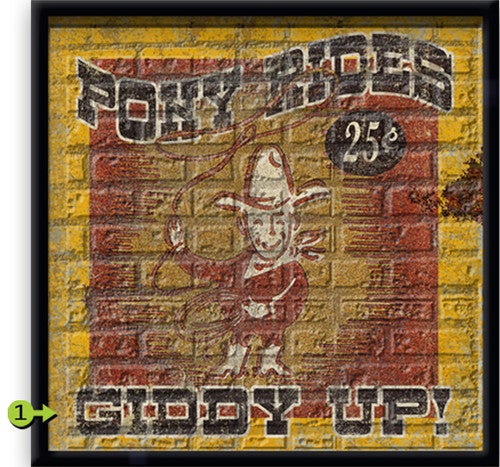 Pony Rides Personalized Framed Art
