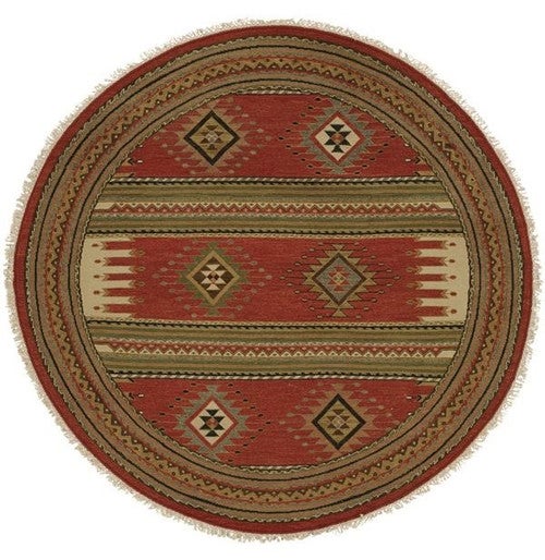 Pueblo Blocks Rug - 6 Ft. Round