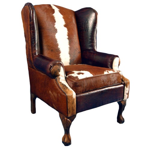 Oil Baron Wingback Chair