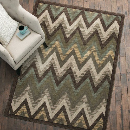 Rain Flame Rug - 8 x 11