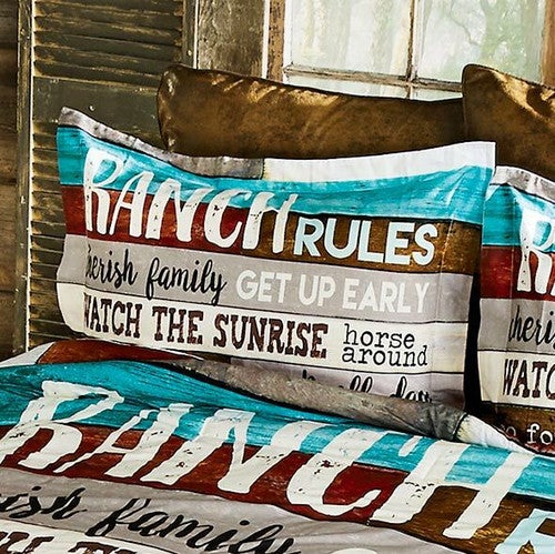 Ranch Commandments Standard Sham