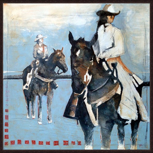 Rancher Couple Canvas Art