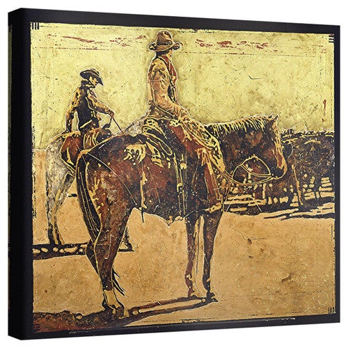 Red Dirt Riders Wrapped Canvas
